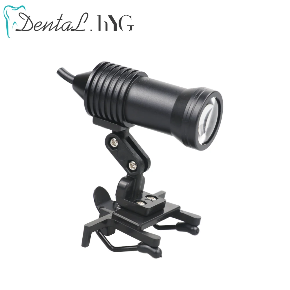 5W Headlight Headlamp With Glasses Clip For Dental Loupe Dental Lab Medical Dental Magnifier