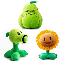 Big Size 30cm Plants vs Zombies Peashooter Squash Sunflower Stuffed Plush Toys Soft Game Toy Doll Gifts for Kids Children