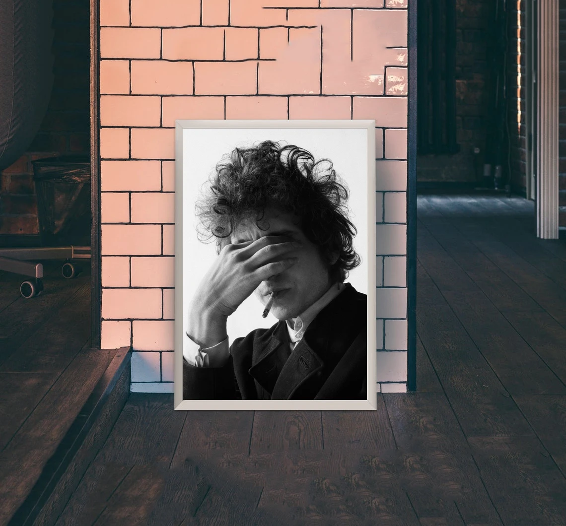 Bob Dylan Music Album Canvas Poster Art Hip Hop Rapper Pop Music Star Home Wall Painting Decoration (No Frame)