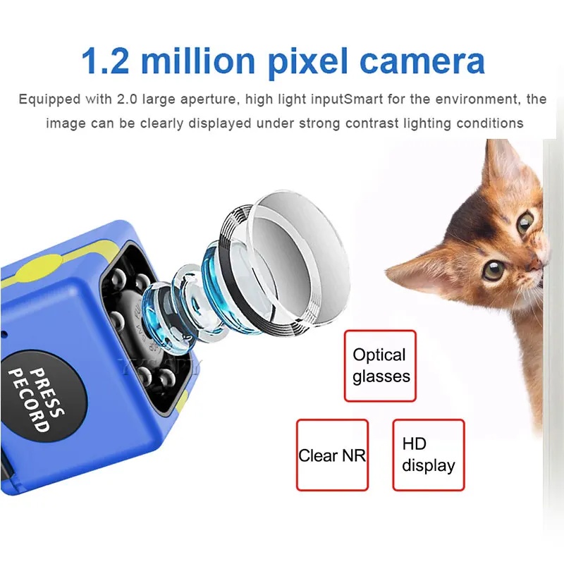 New HD Mini Camera Auto IR Night Vision Small Kamera Espia Action Body Micro Camcorder Support Hidden SD Card Digital DVR Camara