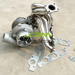 Exhaust manifold+Turbo GT45 AR.70/1.15 T4 V Band FOR 93-98 Toyota Supra & Lexus SC300 IS300 2JZGE