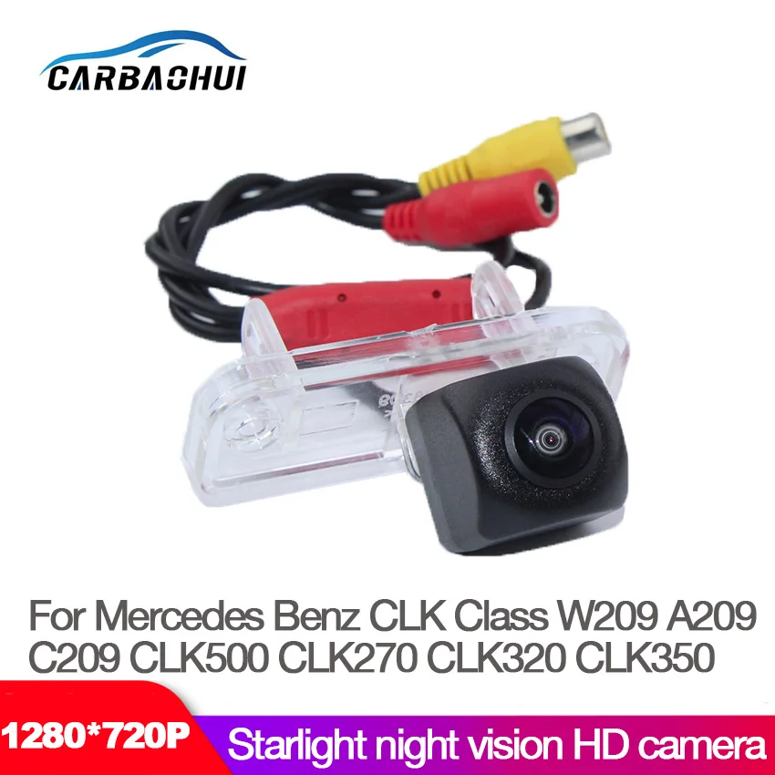 For Mercedes Benz CLK Class W209 A209 C209 CLK500 CLK270 CLK320 CLK350 Fish Eyes Night Vision Waterproof Car Rear View Camera HD