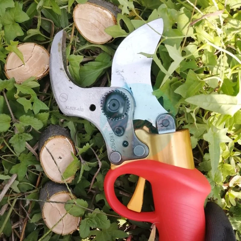 HISEED 828-50 50MM Cut Fruit Tree Lithium Electric Scissors Branch Pruning Shears Rechargeable Powerful 8-10h