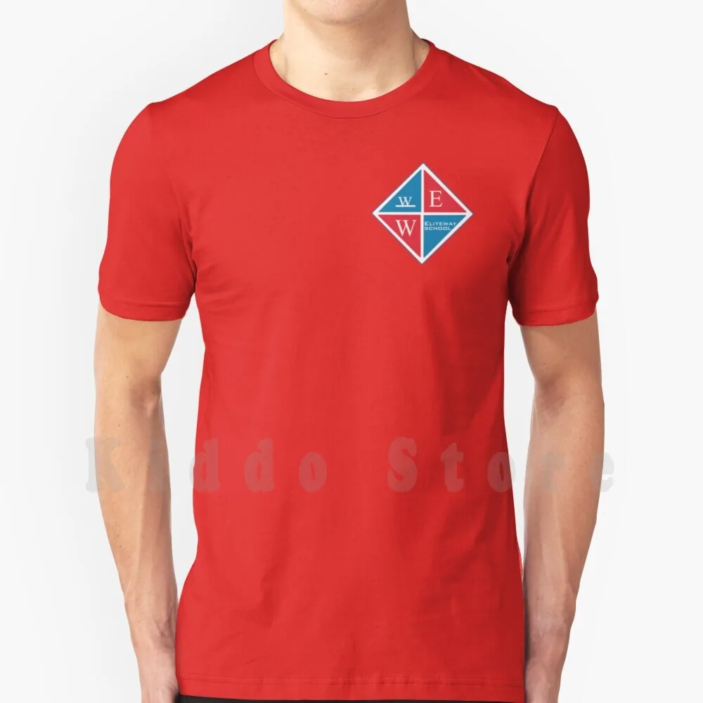 Elite Way School Logo Small T Shirt DIY Big Size 100% Cotton Rbd Rebelde Anahi Dulce Maria Live Concert Maite Perroni Christian