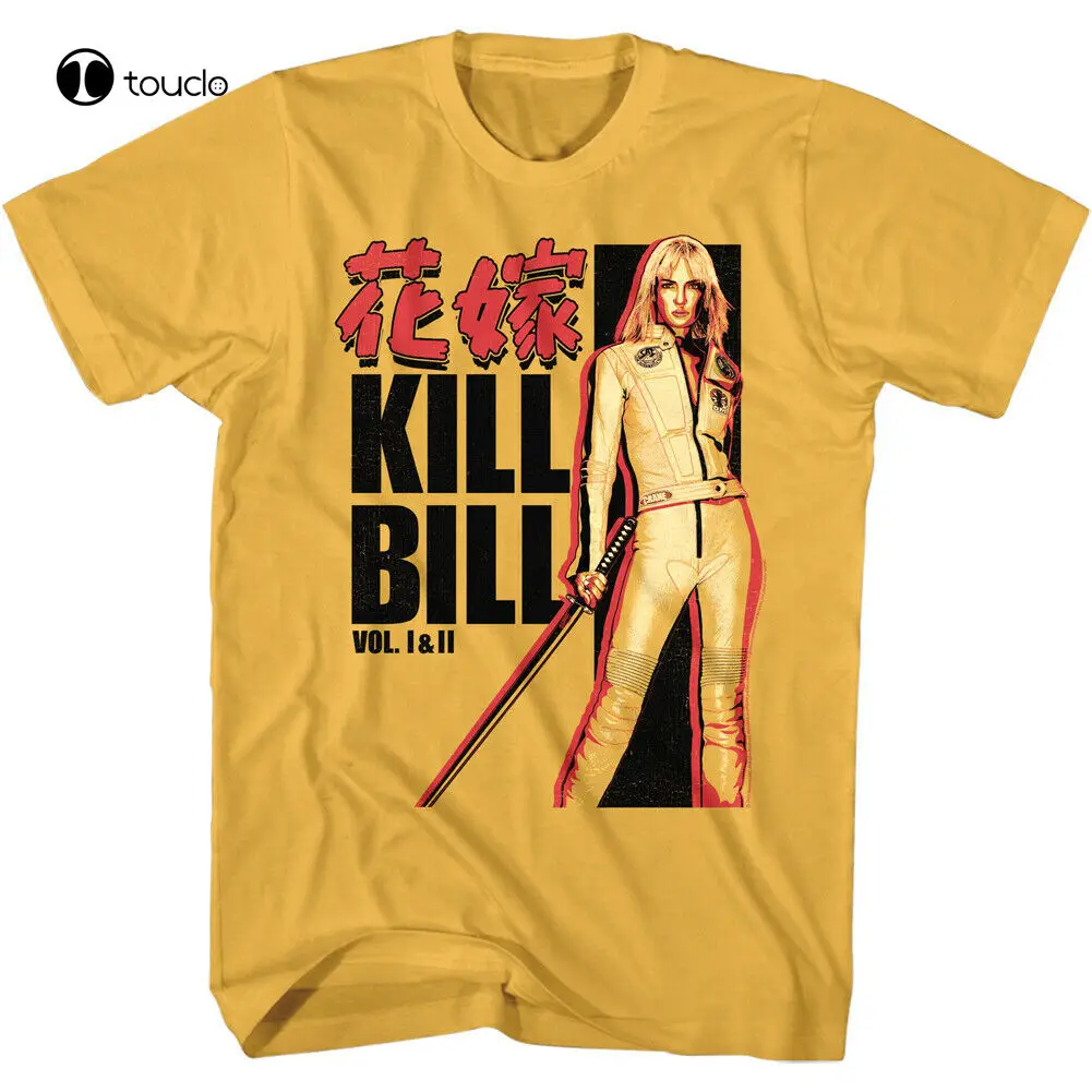 Kill Bill The Bride Movie Poster Men\'S T Shirt Uma Thurman Carradine Tarantino Tee Shirt unisex