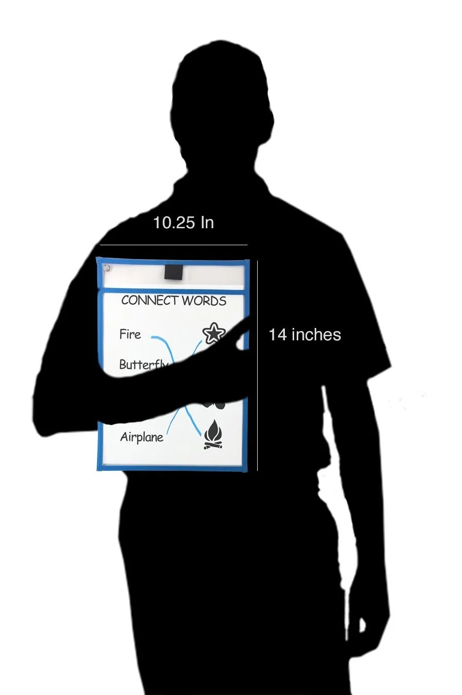 30 pack Dry Erase Pocket Sleeves Assorted Colors