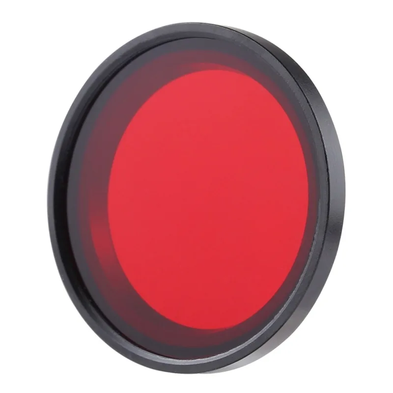 32mm Red Diving Mobile Phone Filter, Diving Shell Lens, Aluminum Alloy Frame, Optical Glass Lens, Correct Chromatic Aberration