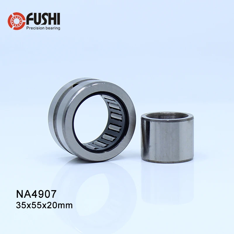 

NA4907 Bearing 35*55*20 mm ( 1 PC ) Solid Collar Needle Roller Bearings With Inner Ring 4524907 4544907/A Bearing