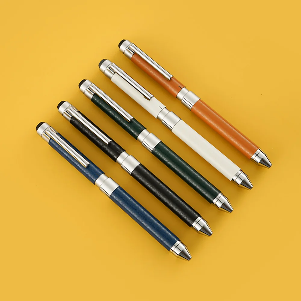 1 Piece Of Japanese ZEBRA Multi-Function Three-Color Ballpoint Pen SBZ15 Retro Business Signature Pen Stationery