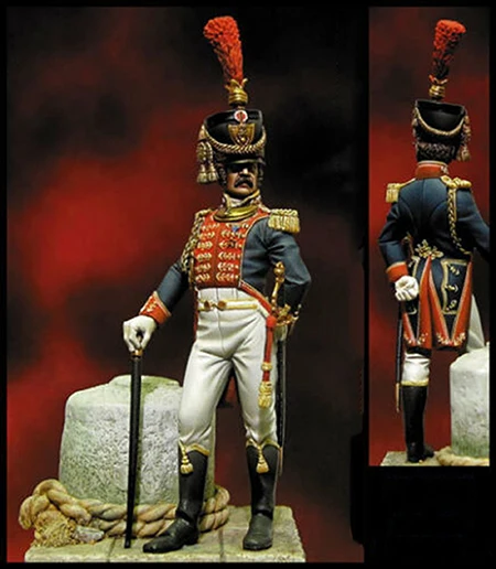 

New Unassembled 1/32 ancient man officer of the guard (WITH BASE ) Resin Figure Unpainted Model Kit