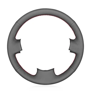 Personalisierte Mikrofaser-Leder-Lenkradabdeckung, Renault Clio 2 Lenkung, Twingo 2, Dacia Sandero 2001-2014, DIY 10 Hauptverkäufe Sandero Cover - №9