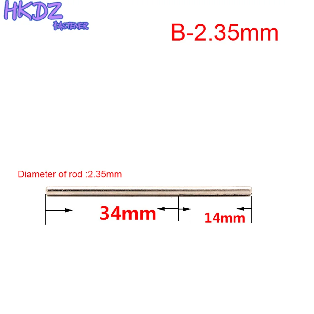 Abrazadera de papel de lija de 1-100 piezas, varilla de fijación de 2,35/3,0mm, mandriles divididos, Clip de soporte abrasivo largo para accesorios