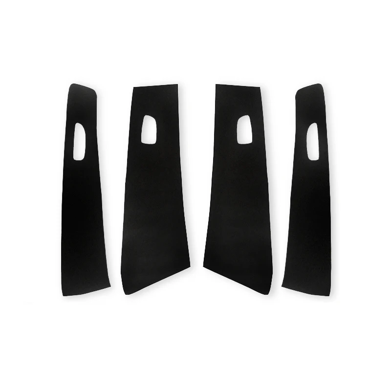 4PCS Car Styling Interior Microfiber Leather Door Panel Cover Sticker Trim For Mazda 3 2004 2005 2006 2007 2008 2009