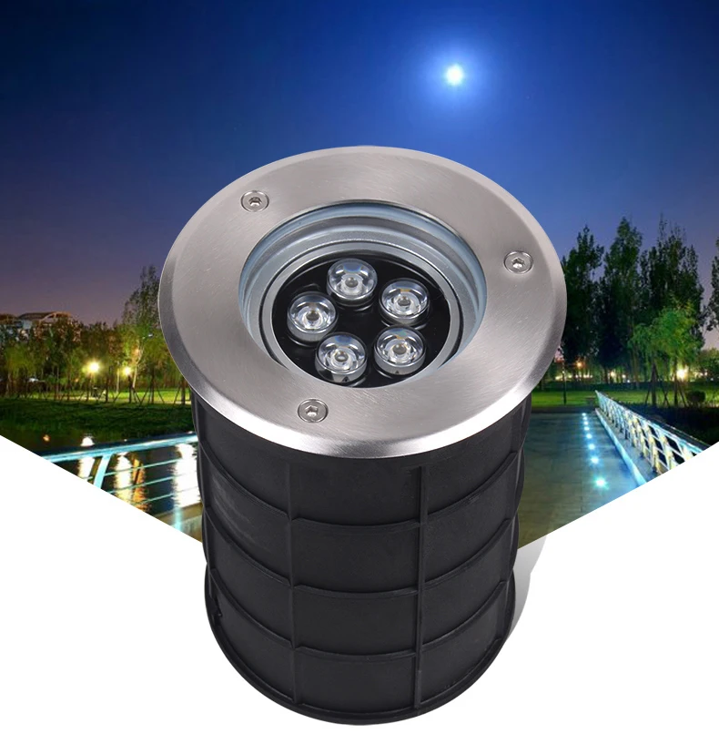 

(5pcs/lot) Adjustable Angle 3w 5w 6w 7W 12W 15W 18w 24w Rotating LED Outdoor Ground Garden Path Floor Underground Buried Yard