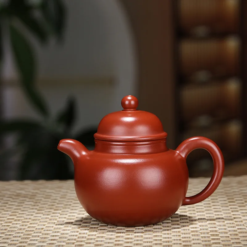 

Yixing recommended ming-wei liu all hand undressed ore dahongpao Duo ball pot of household kung fu tea set