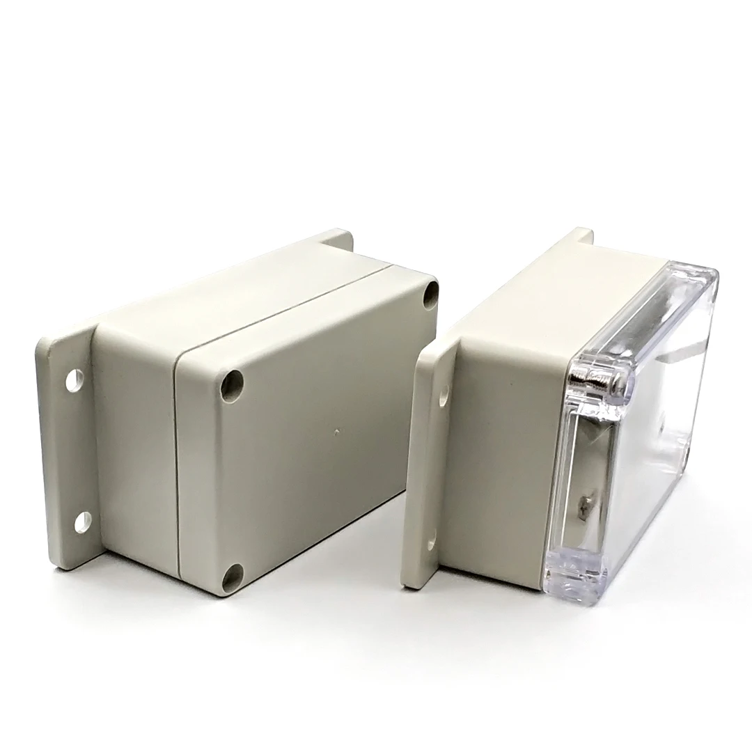 Wodoodporna plastikowa obudowa elektroniczna obudowa oprzyrządowania Ip67 projekt elektryczne pudełko projektowe ABS zewnętrzna skrzynka przyłączeniowa obudowa