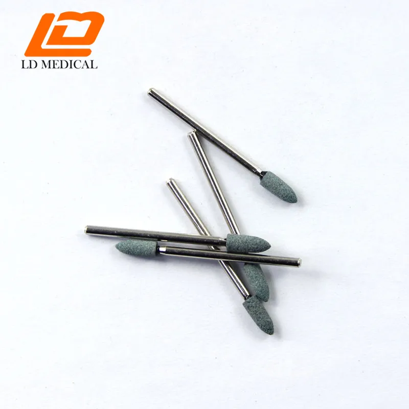 

50 pcs Dental Polishing Green Stone Medium Contour Ceramic G-16 Low speed burs for dentists Teeth Care & polishing tools