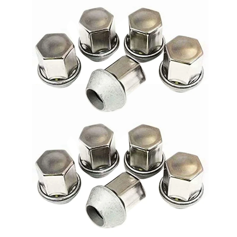 10Pcs Wheel Lug Bolt Stud Nut Fits LR001381 for FREELANDER 2 / RANGE ROVER