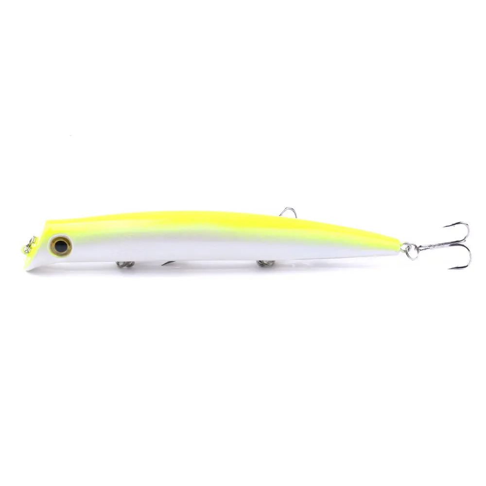 New Lure 1PCS Oversize Lure Minnow Sea Fishing Tackle Artificial Hard Bait Hook 12cm 17g Laser Lures