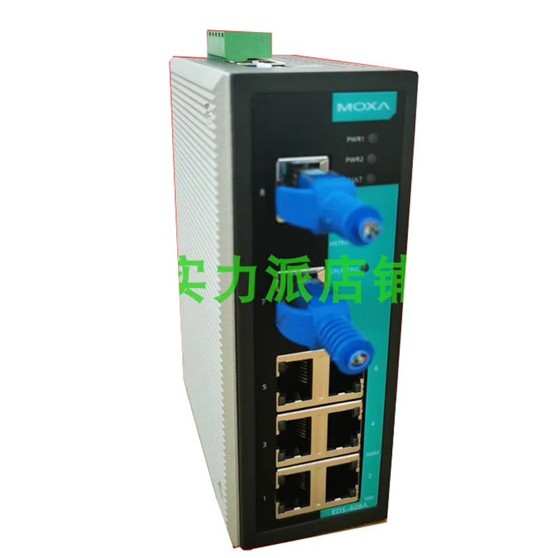 

New Original Spot Photo For MOXA EDS-408A-T Wide Temperature Type 8-Port Managed Industrial Ethernet Switch