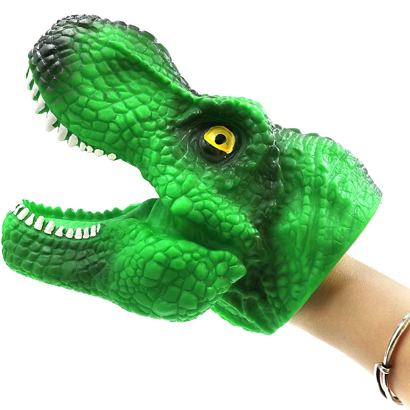 Ragazzi Dino guanti Battle Dinosaur Head guanti Dino velocraptor artigli accessori Anime adulti Dragon Hand burattino regali per bambini