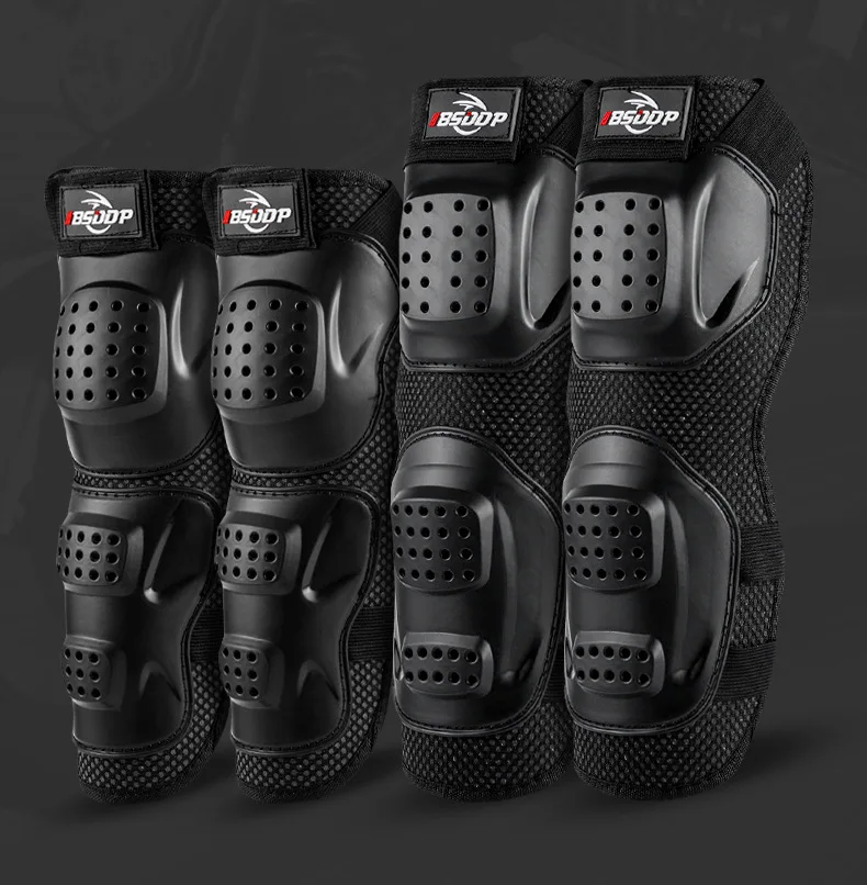 

Knee Protector Four-Piece Riding Elbow Armor Motorcycle Knee Pads Motocross Racing Equipment Shatter-Resistant Leggings