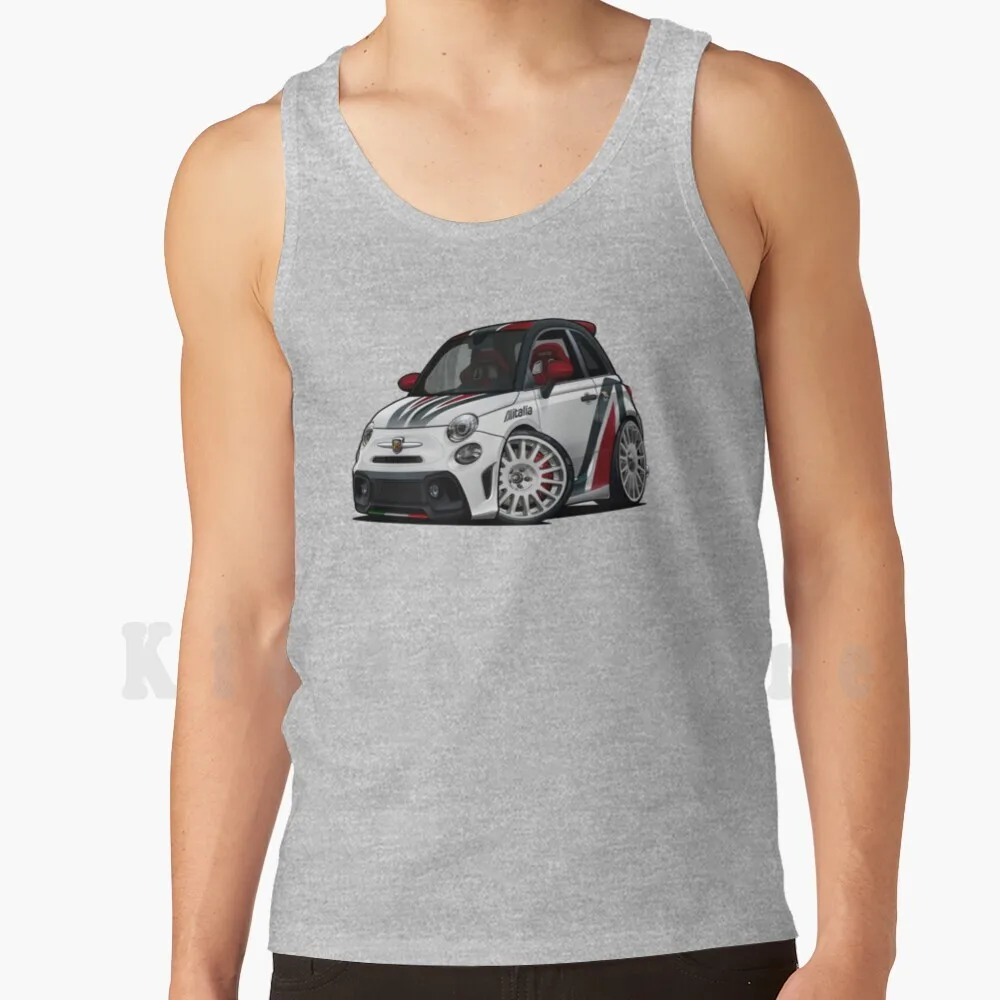 595 Abarth Alitalia Camisetas sem mangas Alitalian Abarth Abart 595 Abart 595