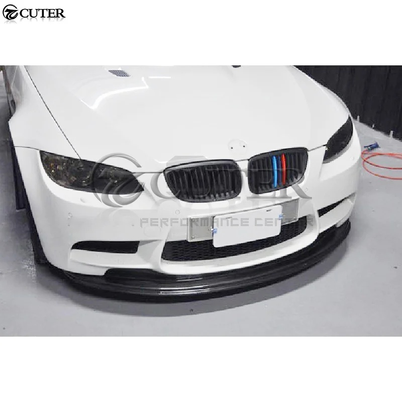 E92 E93 M3 Gts Style Carbon Fiber Front Bumper Lip Splitter for Bmw E92 E93 M3 Car Body Kit 05-13