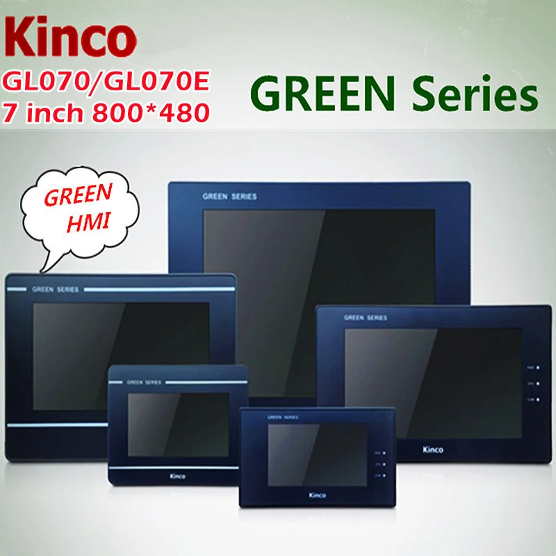 Kinco gl070 gl070e hmi tela sensível ao toque 7 polegada 800*480 ethernet 1 usb host nova interface de máquina humana atualizar mt4434te mt4434t