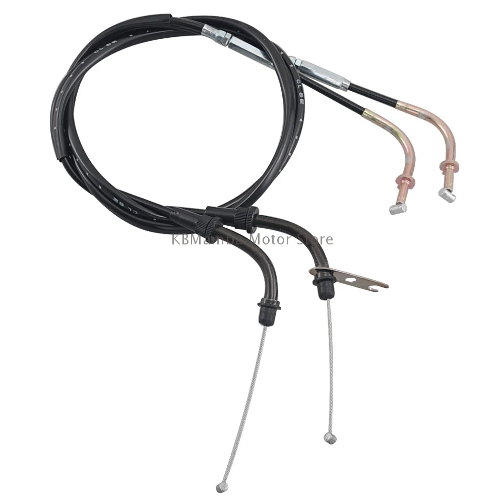 Motorcycle Steel Throttle Cables Wires For Kawasaki VULCAN 900 VN900 CLASSIC/LT 2006-2018 Models.