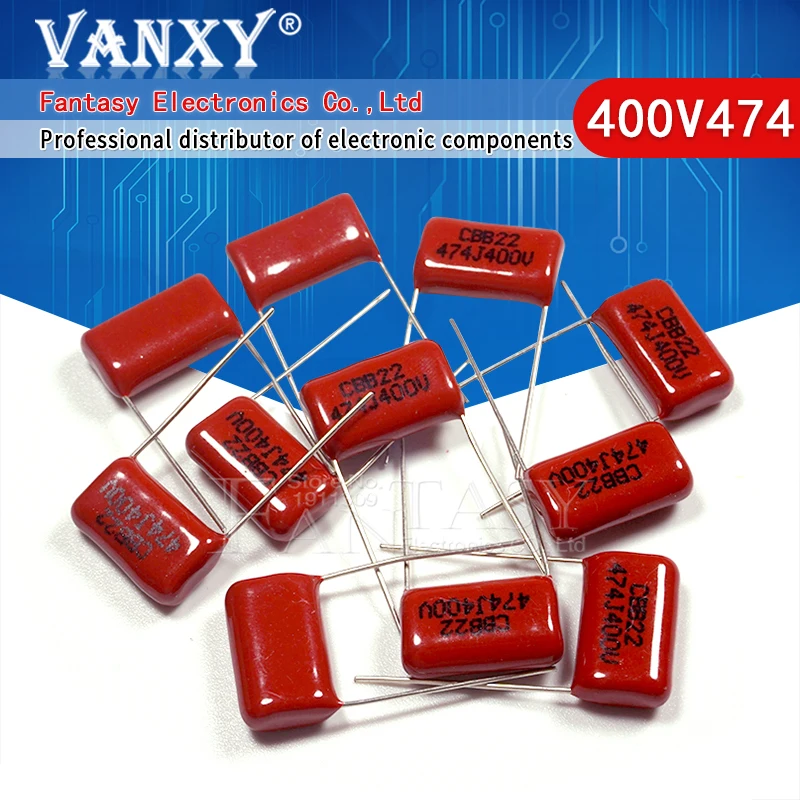 10SZT 400V474J 0.47UF 470NF 400V 474 CBB 225 2.2UF 105 1UF 335 3.3UF 334 330NF 220NF 1.5UF 104 100NF 0.1UF 103 10NF 475 4.7UF