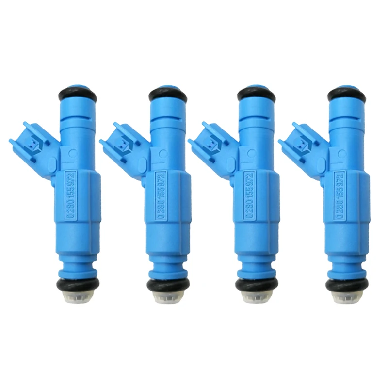 4PCS 0280155972 fuel injector for DODGE&JEEP RAM 1500 PICKUP / LIBERTY 2002~2003 3.7L V6 53031099