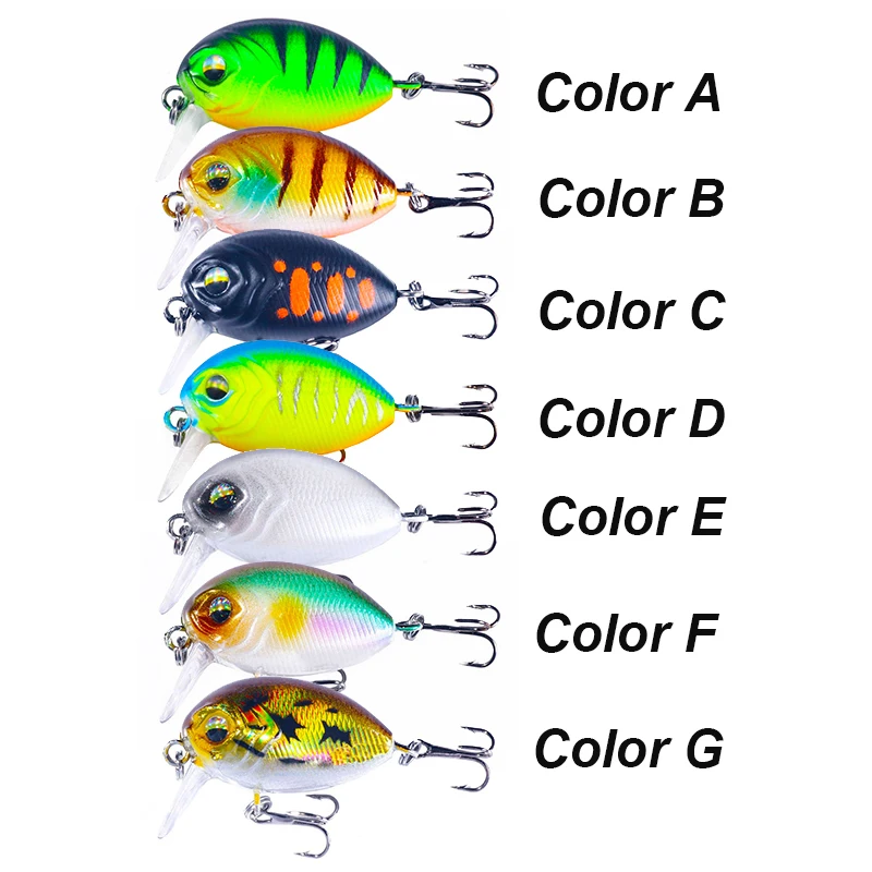 WESTBASS 1PX Noisy Crankbait 38mm-3.5g Floating Fishing Lure Topwater Swimbait Shore Casting Wobbler Micro Hard Bait Pesca Isca