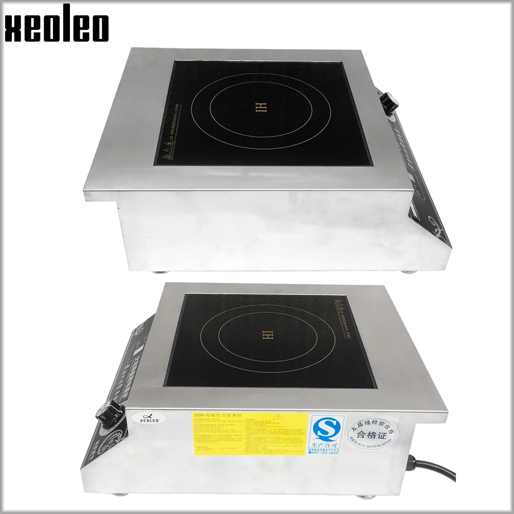 Коммерческая плоская печь XEOLEO, плита с подогревом для приготовления пищи, многофункциональная индукционная домашняя техника, устройство для обработки пищи, 5000 вт