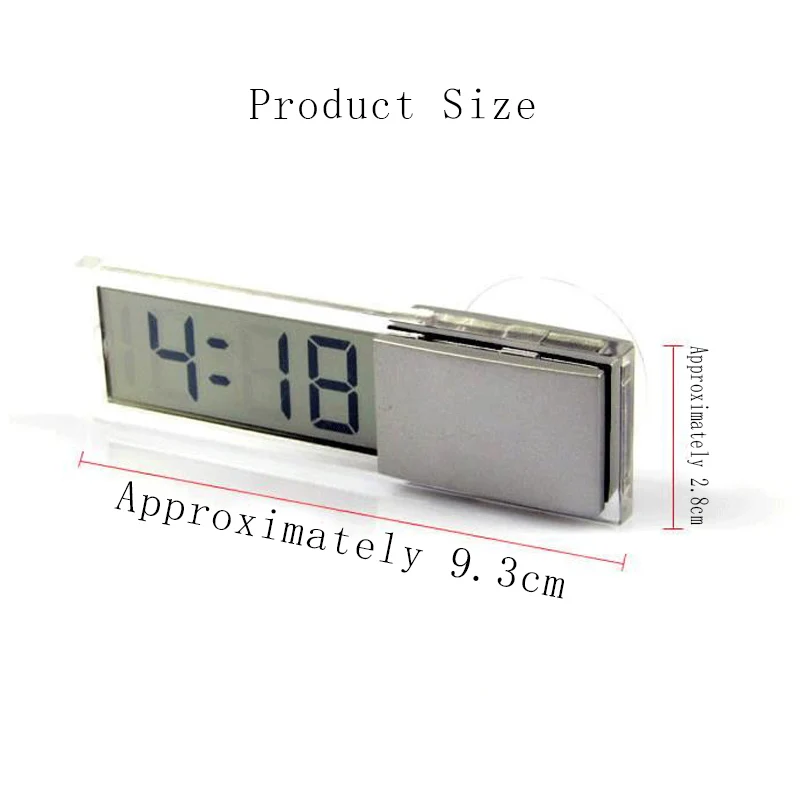 Mini LCD Digital Sucker Thermometer For Car Auto Temperature Meter Window Indoor outdoor thermometer Smart Temperature Tester