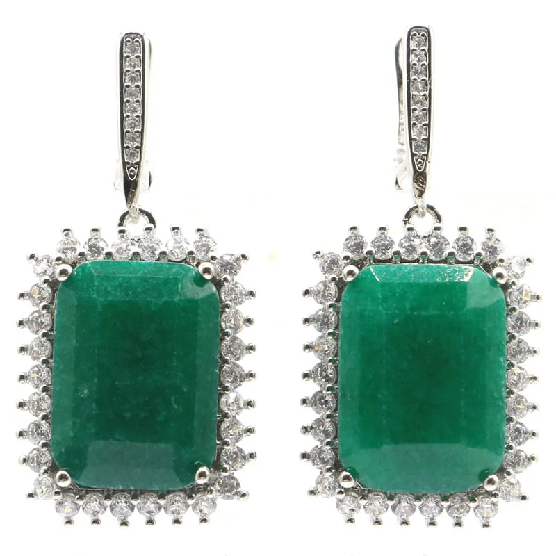 

Buy 5 Get 1 Free 40x20mm Hot Selling 18x13mm Cut Real Green Emerald Red Ruby Pendant Earrings Rings