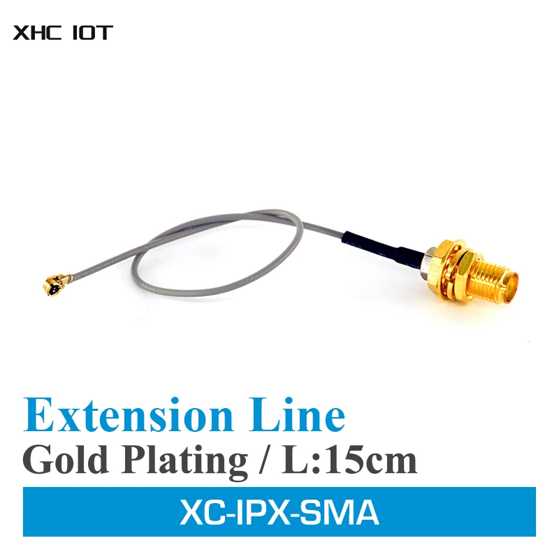 

10PCS IPX Adaptor Extension Line 20cm XHCIOT XC-IPX-SMA UFL to RP SMA Connector WIFI Antenna Extension Cable