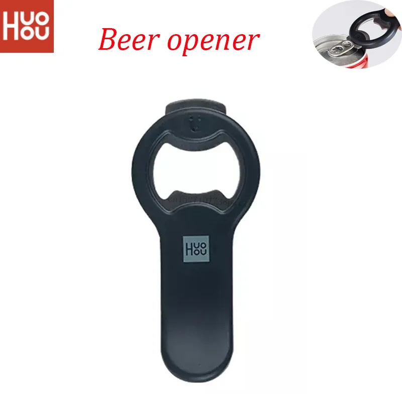 2022 huohou magnético aço inoxidável latas de cerveja abridor automático abridores de cerveja barra cozinha ferramentas para churrasco