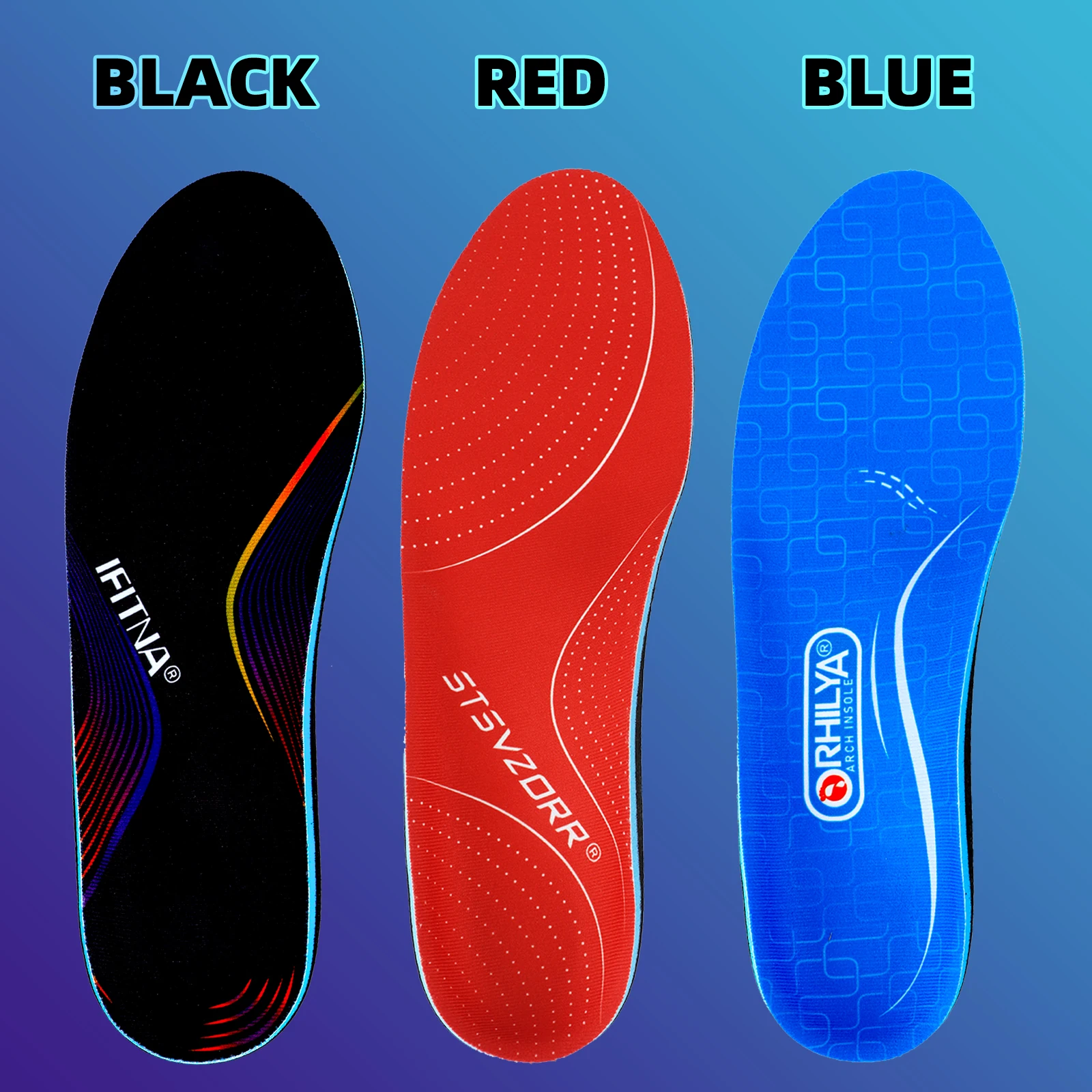 Plantarfasziitis Plattfüße Fußgewölbestütze Orthopädische Einlegesohlen, Herren Damen Fersenschmerzen Orthopädische Einlegesohlen Sneaker Schuheinlagen – Detail 27