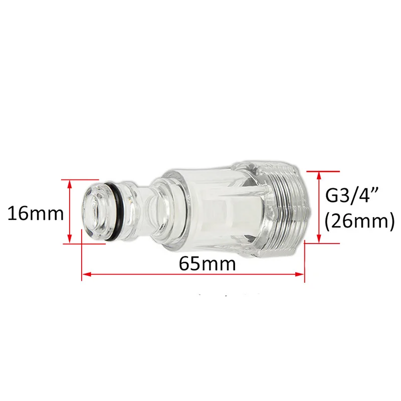 Plastic Machine Water Filter High Pressure Fitting for Karcher K2 K3 K4 K5 K6 K7 Series High Pressure Cleaner Car Wash