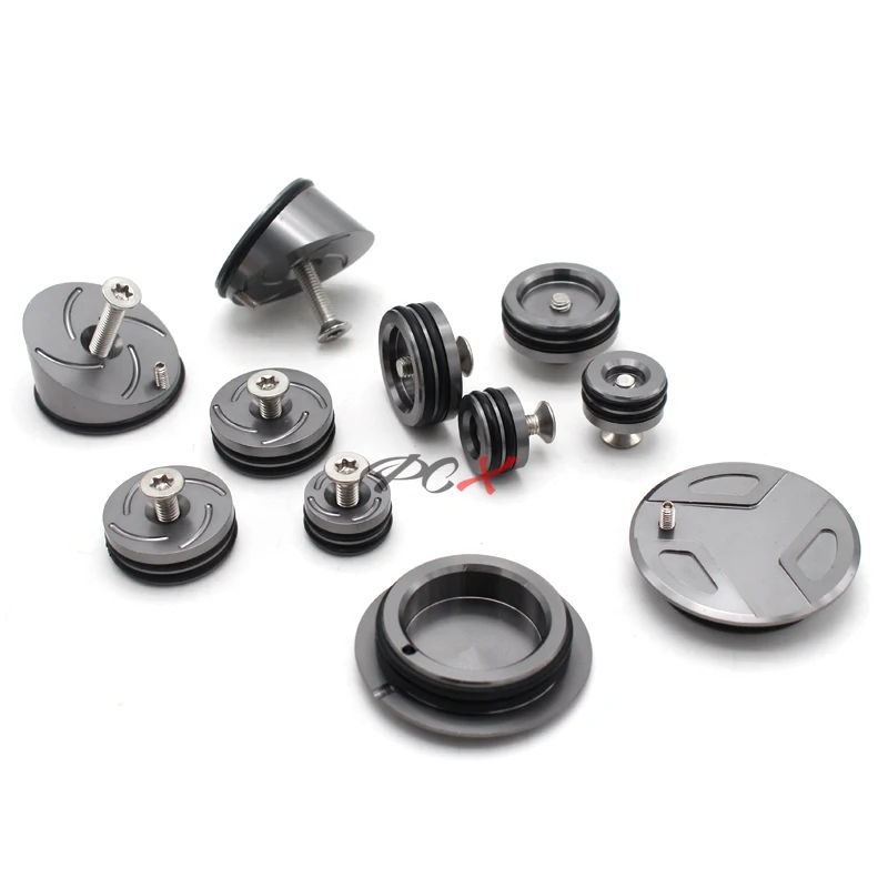 Motorcycle Accessories Frame Hole Cover Caps Plug Decor For BMW R 1200GS R 1200 GS R1200GS LC Adventure 2013-2017 Frame Cap Set