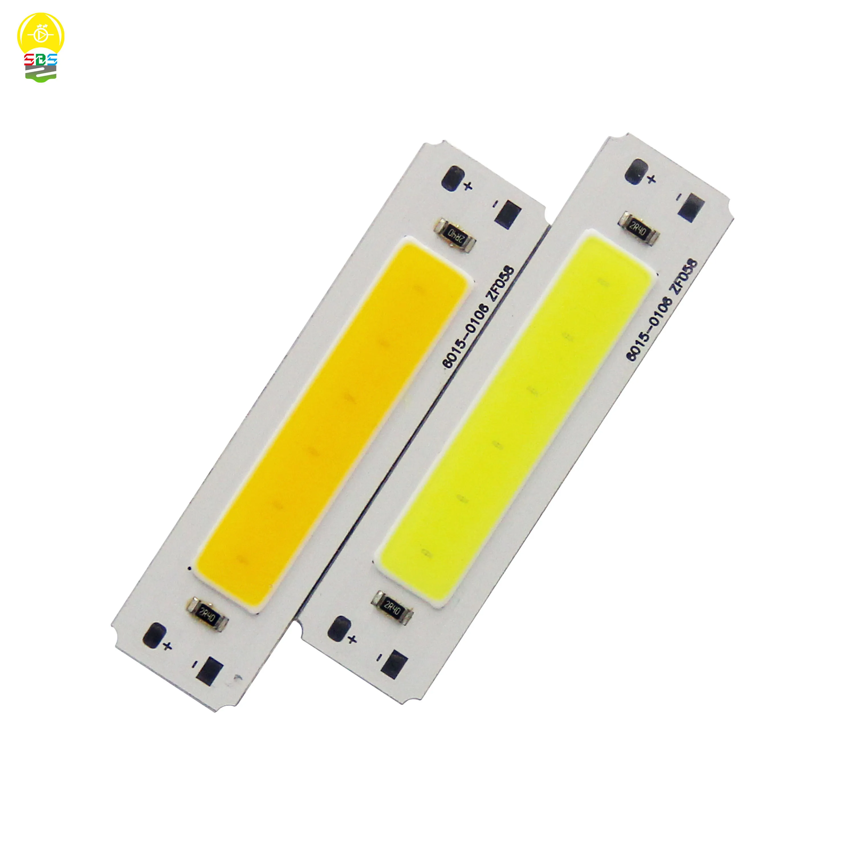 60*15mm DC 5V USB led light source 2W LED COB Chip on board warm cold white strip bar lighting bulb for DIY work lights