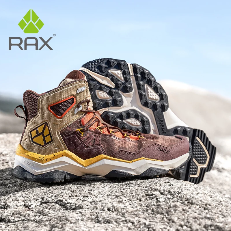 RAX Taktische Desert Combat Stiefel Männer Wandern Schuhe Vintage Spitze Up Wandern Stiefel Military Stiefel Wasserdichte Jagd Stiefel