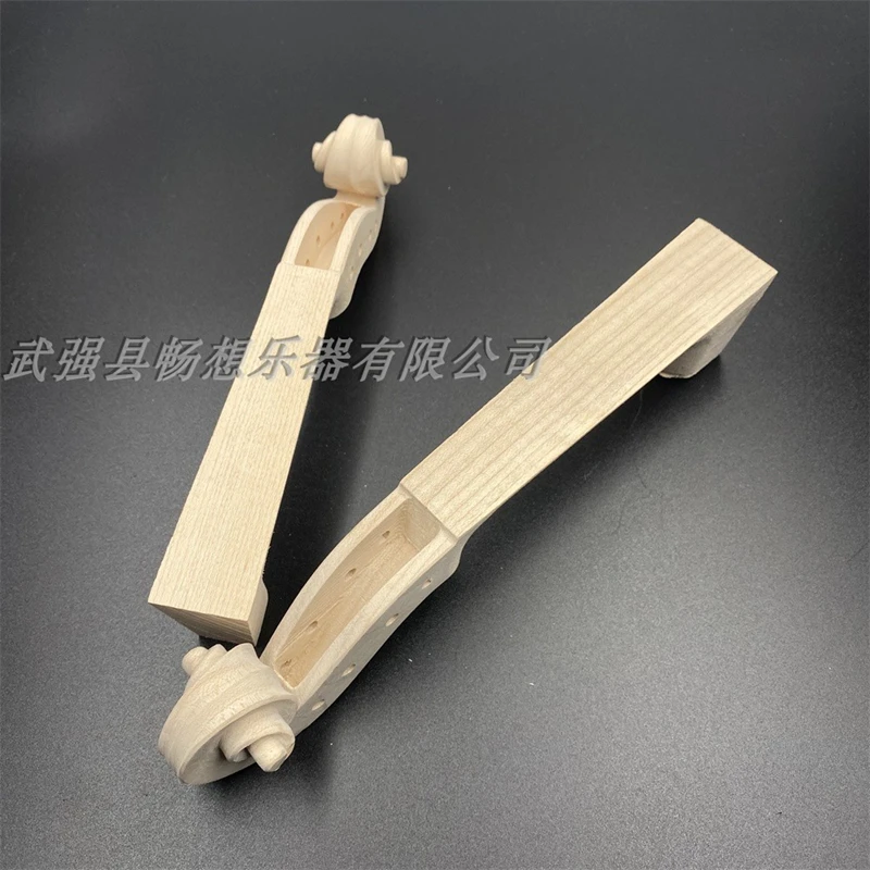 1pcs DIY 최고 품질의 손으로 새겨진 단풍 나무 흰색 비올라 머리 목 15 \'\'.15.5\'\'.16 \