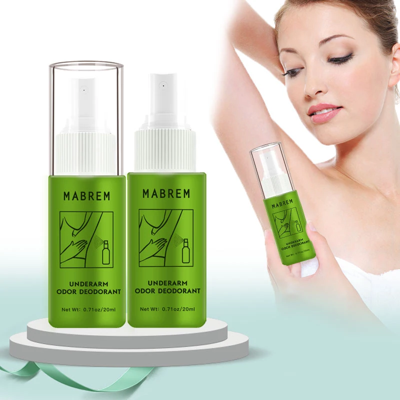 2PCS MABREM Body Odor Sweat Deodor Perfume Spray For Man and Woman Removes Armpit Odor and Sweaty Lasting Aroma Skin Care Spray