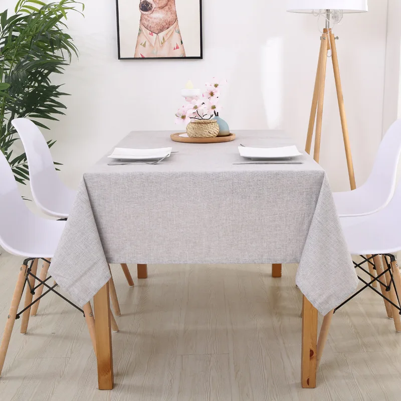 WaterProof Decorative Table Cloth Rectangular Tablecloths Dining Table Cover Simple and Modern TableCover Cloth