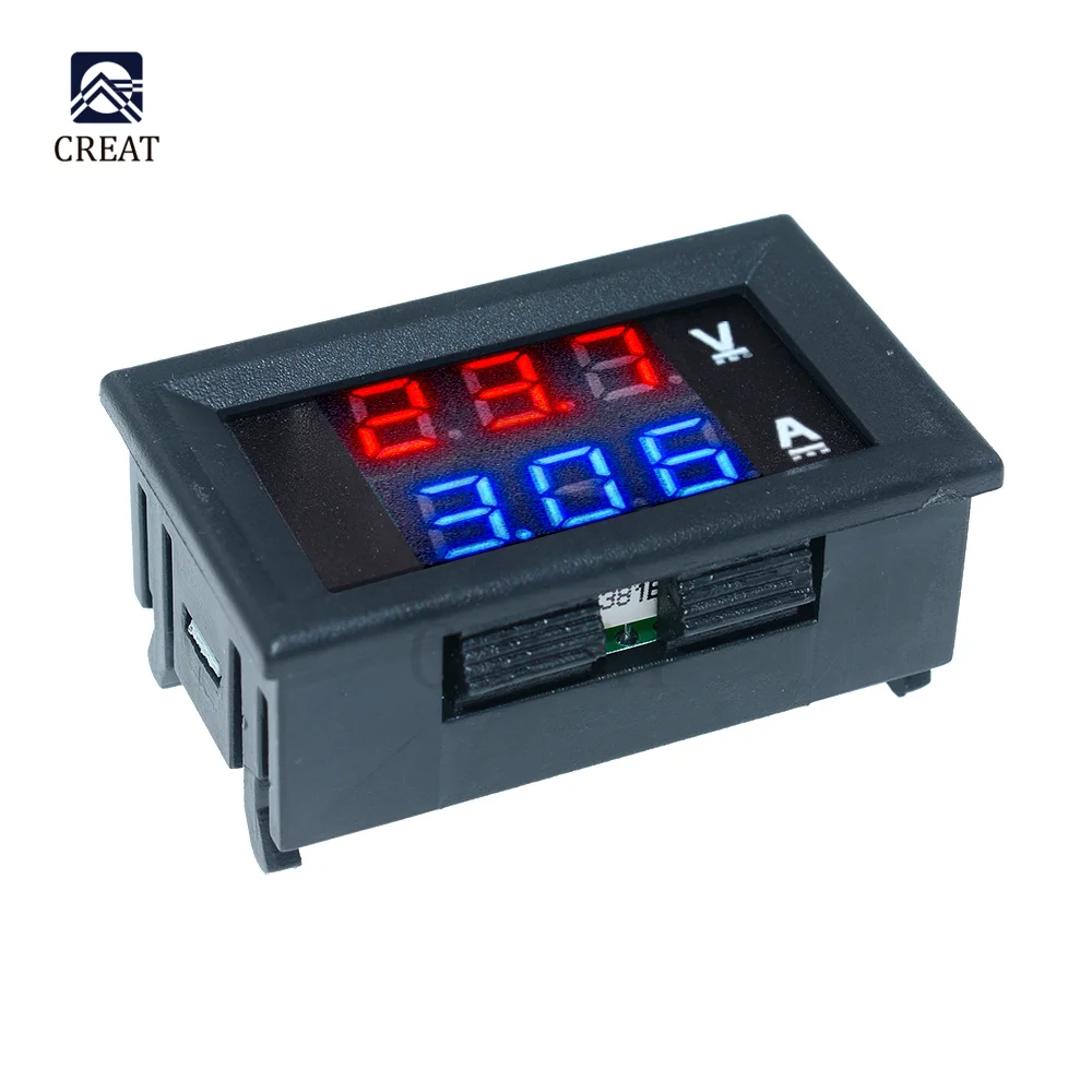 VOLTMETRO DIGITALE LED Facile Uso Amperometro Hertz Metro AC 60 500V