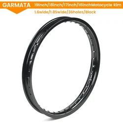 Cerchio moto GARMATA 16 17 18 19 pollici 1.6 1.85 larghezza 36 fori cerchio moto in alluminio per Enduroebike moto Surron rim