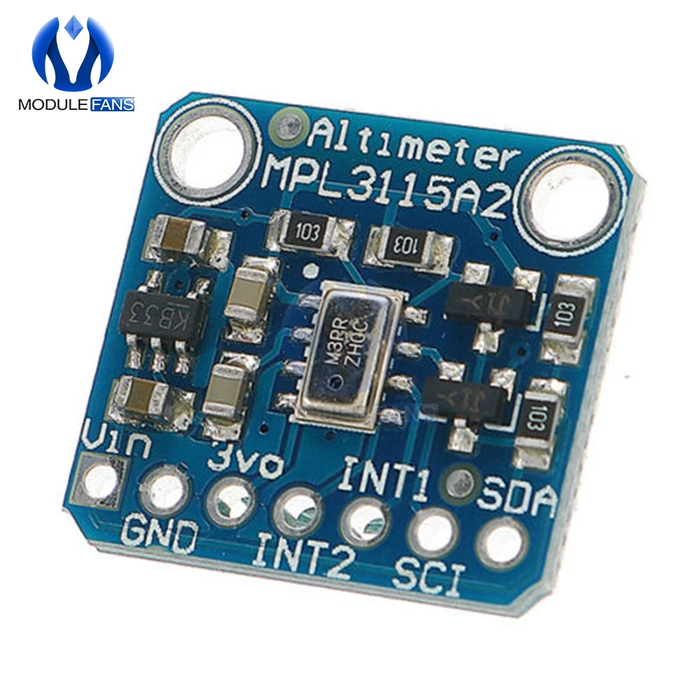 MPL3115A2 I2C البارومتري ذكي قياس درجة الحرارة قياس الارتفاع مجلس الاستشعار وحدة V2.0 لاردوينو مقياس الارتفاع 5 فولت