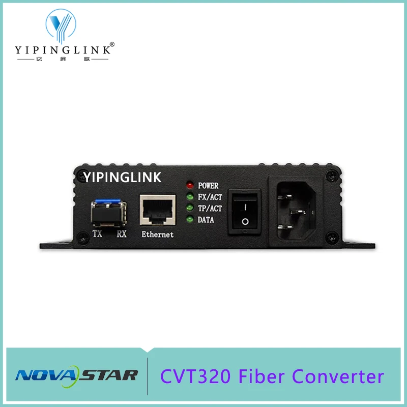 Nova estrela CVT320 full color display LED LEVOU parede conversor de fibra conversor de sinal de transmissão de longa distância nova